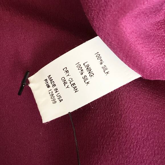 Cushine Et Ochs Royal Purple Silk Cut Out Bodice Mini Cocktail Dress 6 - Picture 10 of 10